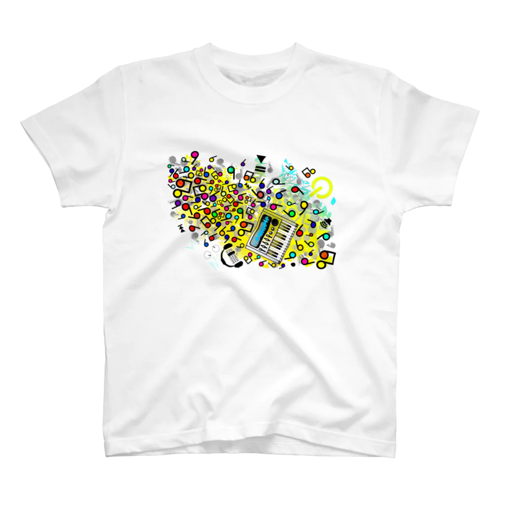 AURA_HYSTERICAのInstant_Music スタンダードTシャツ