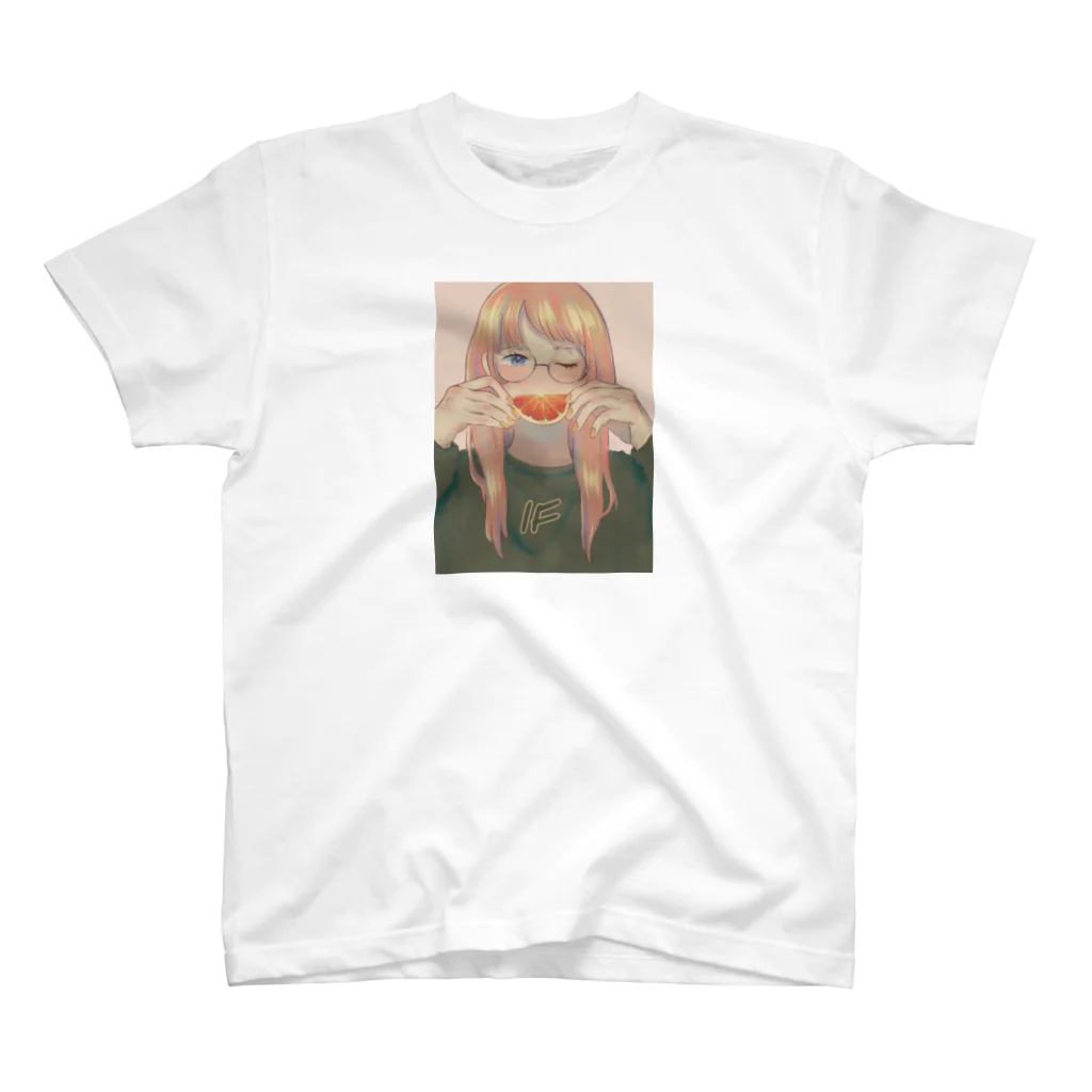 if.comのオレンジガール Regular Fit T-Shirt