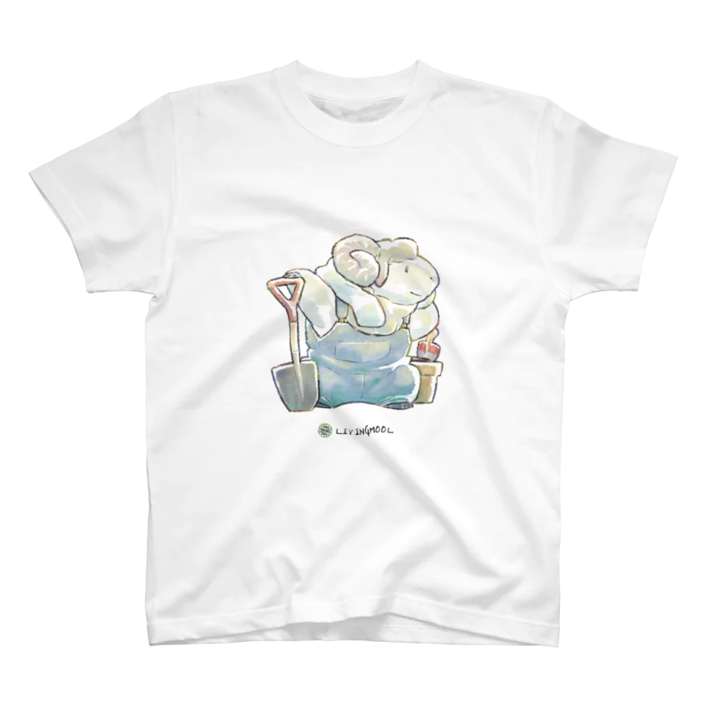 柾のLIVINGMOOL　羊 スタンダードTシャツ