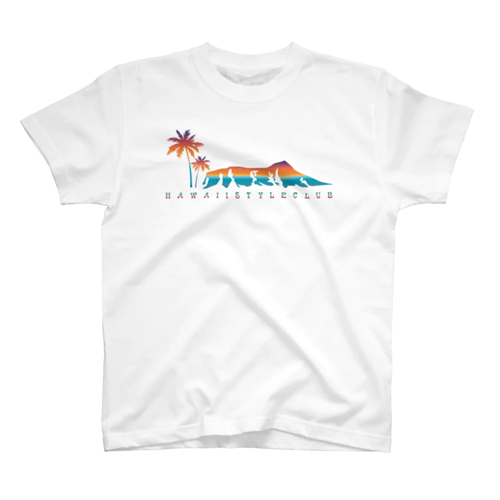 ハワイスタイルクラブのWaikiki view スタンダードTシャツ