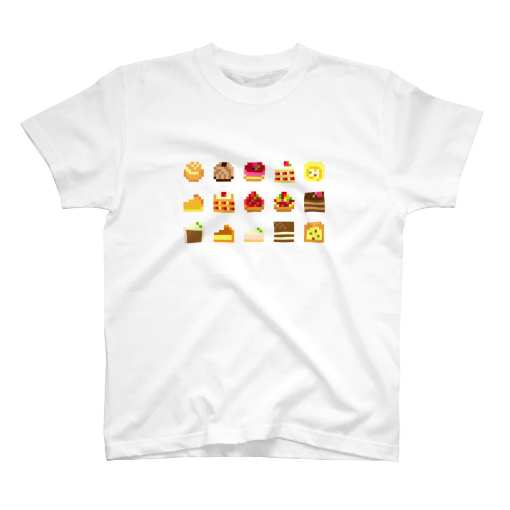 kabosuのドット絵ケーキ スタンダードTシャツ