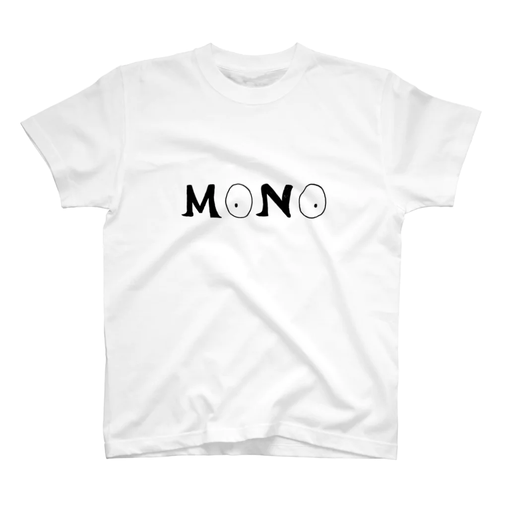 りすけのMONO(ロゴ) Regular Fit T-Shirt