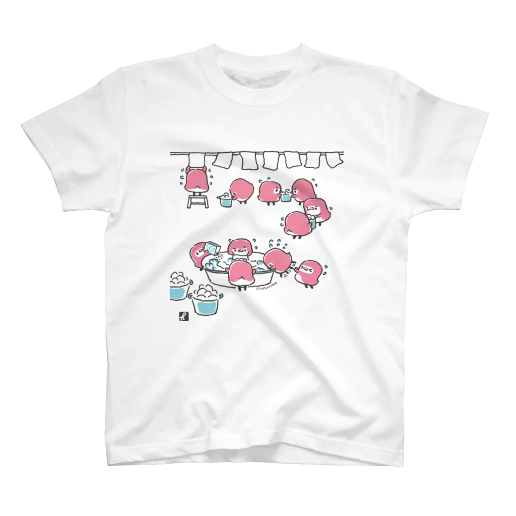 ことりーちょのことり達の洗濯 Tシャツ Regular Fit T-Shirt