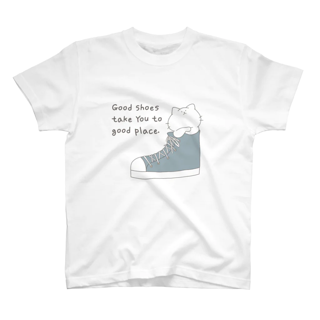 猫原のしのShoes スタンダードTシャツ