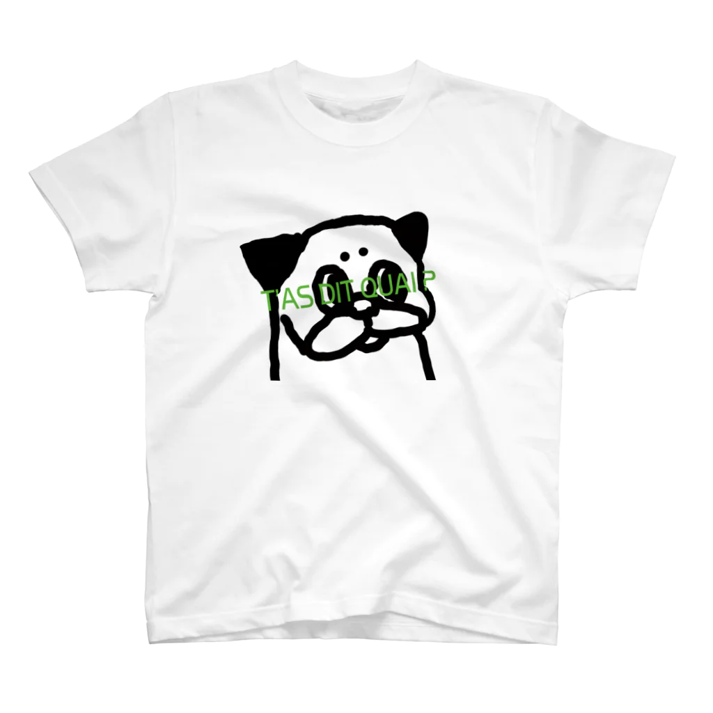 Nicopain_pugの要注意パグ スタンダードTシャツ