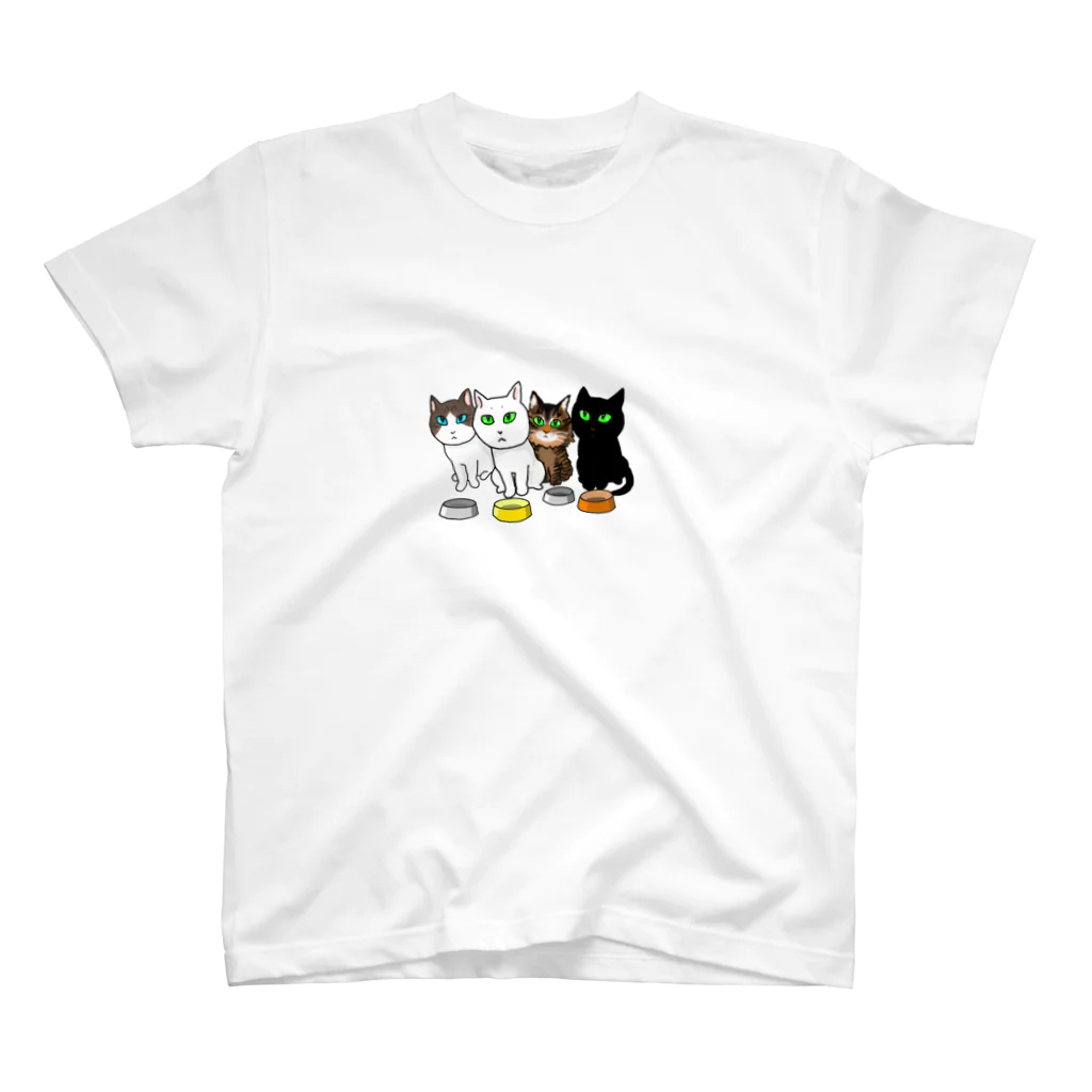 まめつぶのおなかすいたにゃ～ Regular Fit T-Shirt