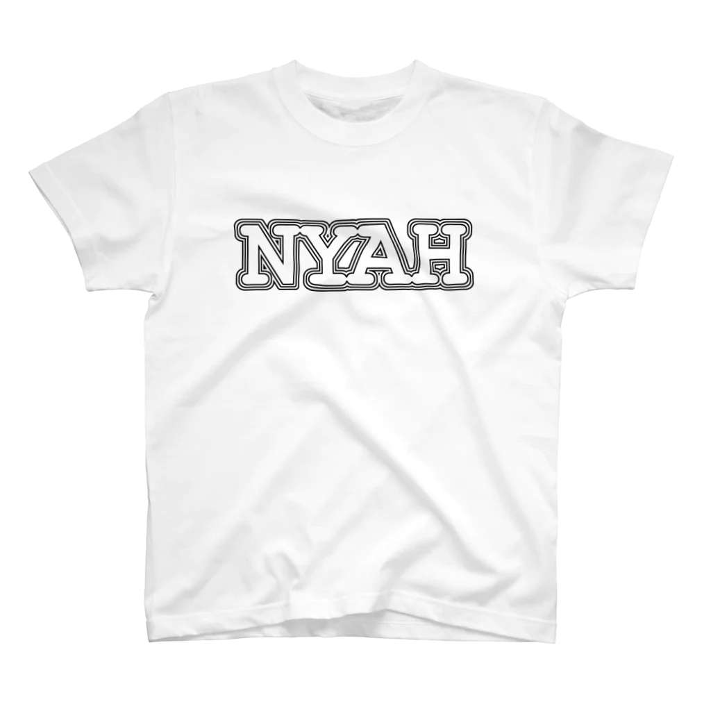 でんや　SUZURI店のnyah-b Regular Fit T-Shirt