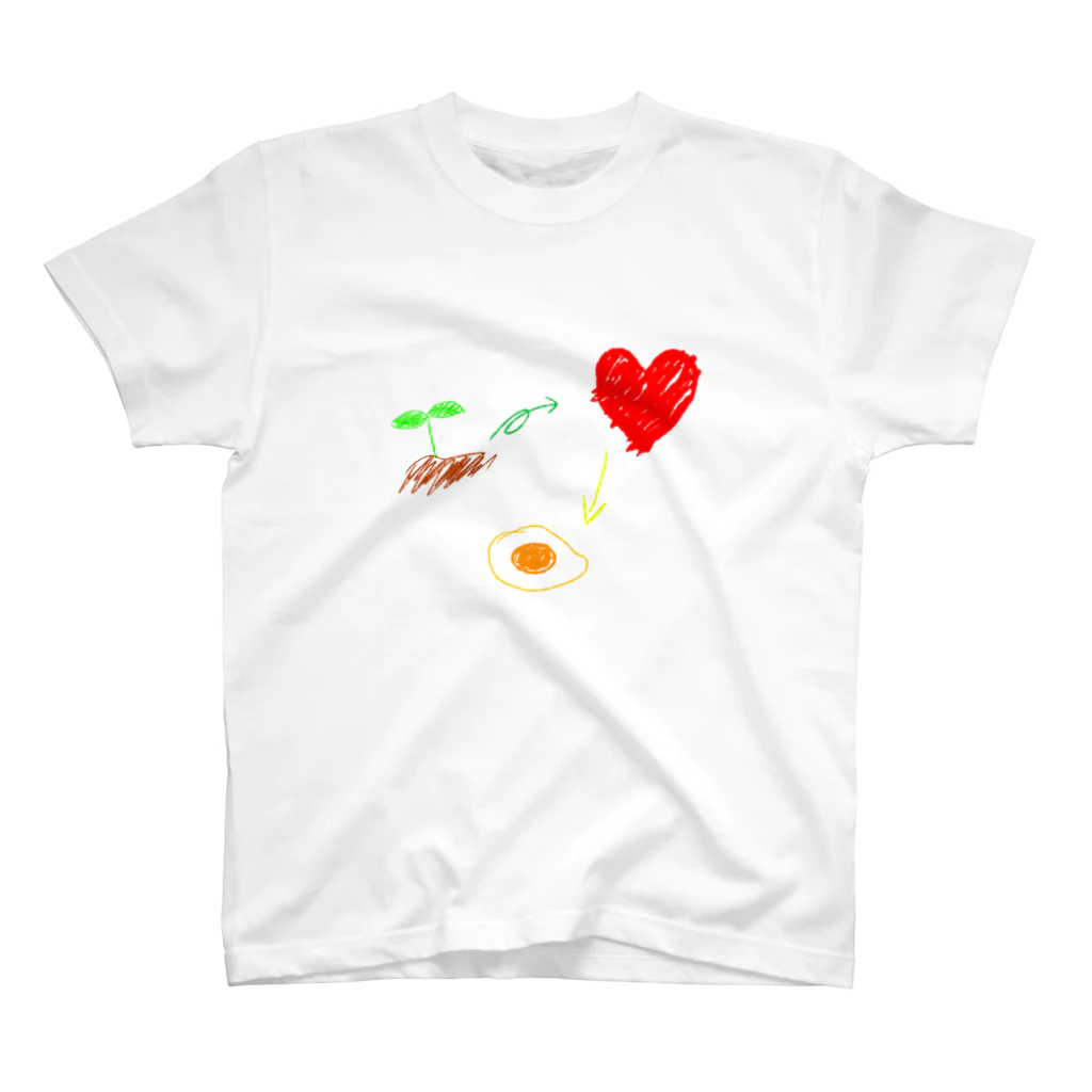 aokkoのILoveYou スタンダードTシャツ