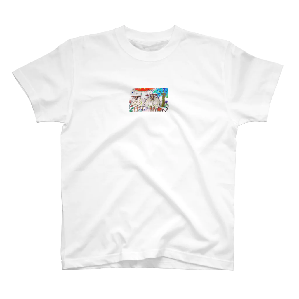 Ca不足の公園の羊 Regular Fit T-Shirt