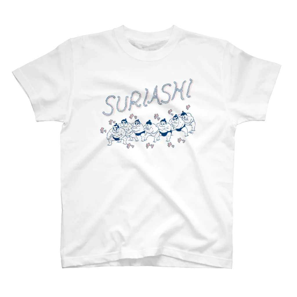 Itsu Horiguchi/ホリグチイツのsuriashi_blue スタンダードTシャツ