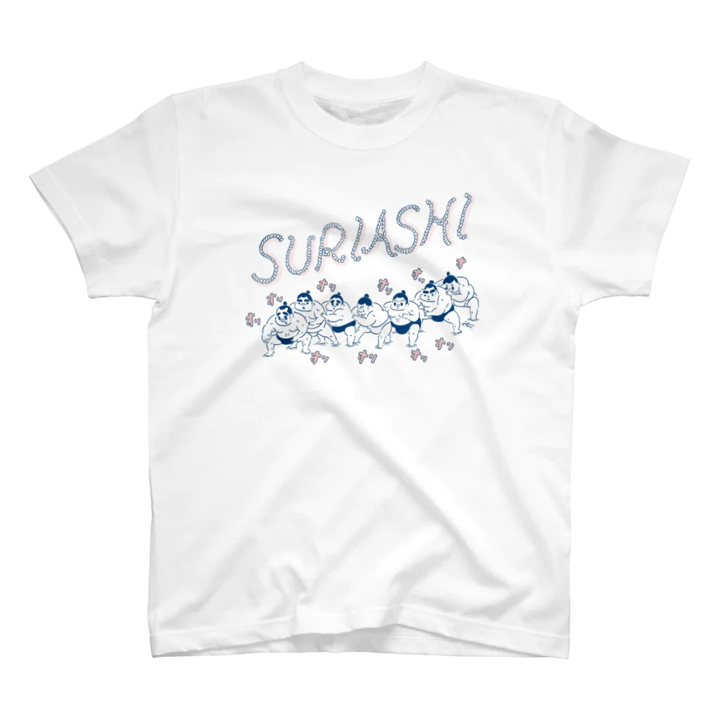 Itsu Horiguchi/ホリグチイツのsuriashi_blue Regular Fit T-Shirt