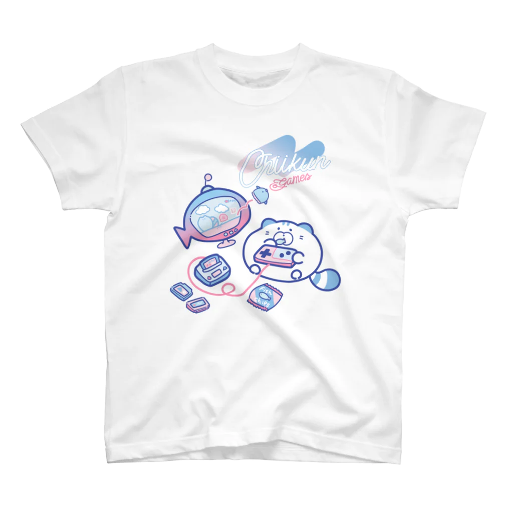 ちくわ屋さんのちーくんのゲーム　ファンシー スタンダードTシャツ