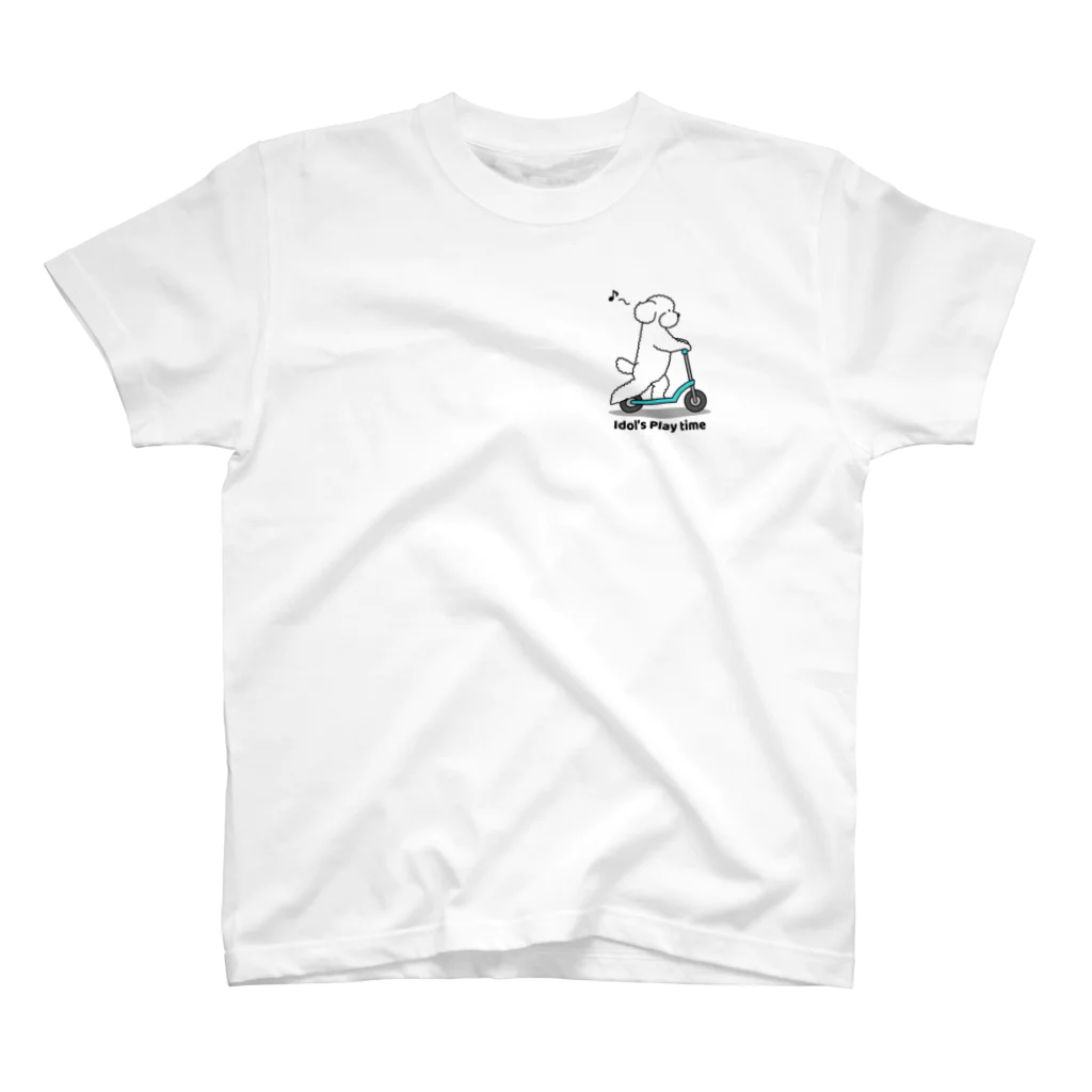 efrinmanのトイプー 1 白系（ワンポイント） Regular Fit T-Shirt