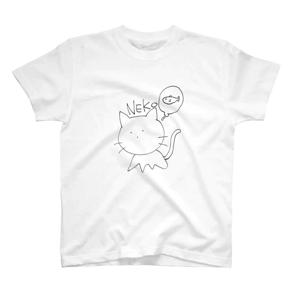 neon23ichiのぼくのねこ スタンダードTシャツ