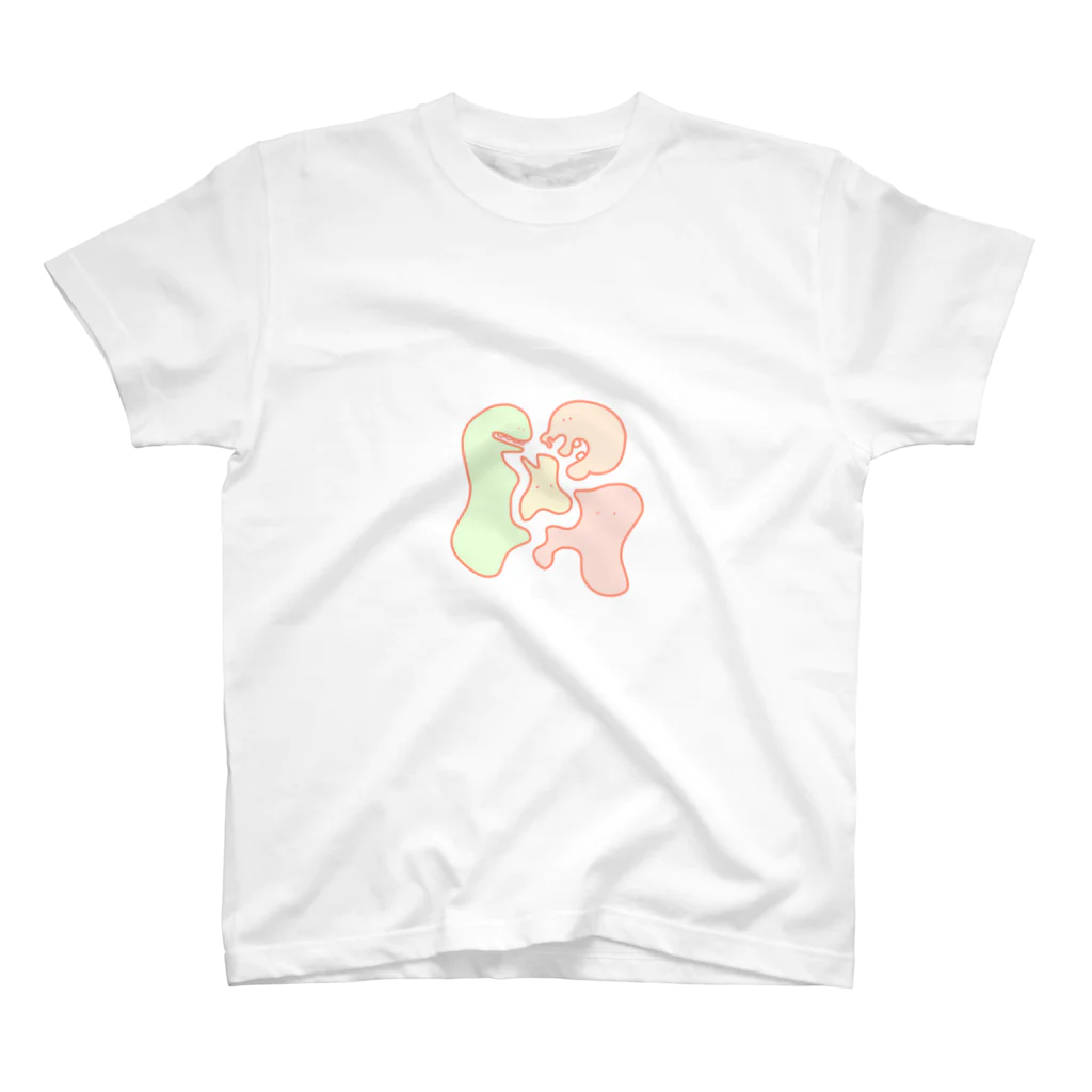 うぇるかむ。のみちのせいぶつたち。 スタンダードTシャツ