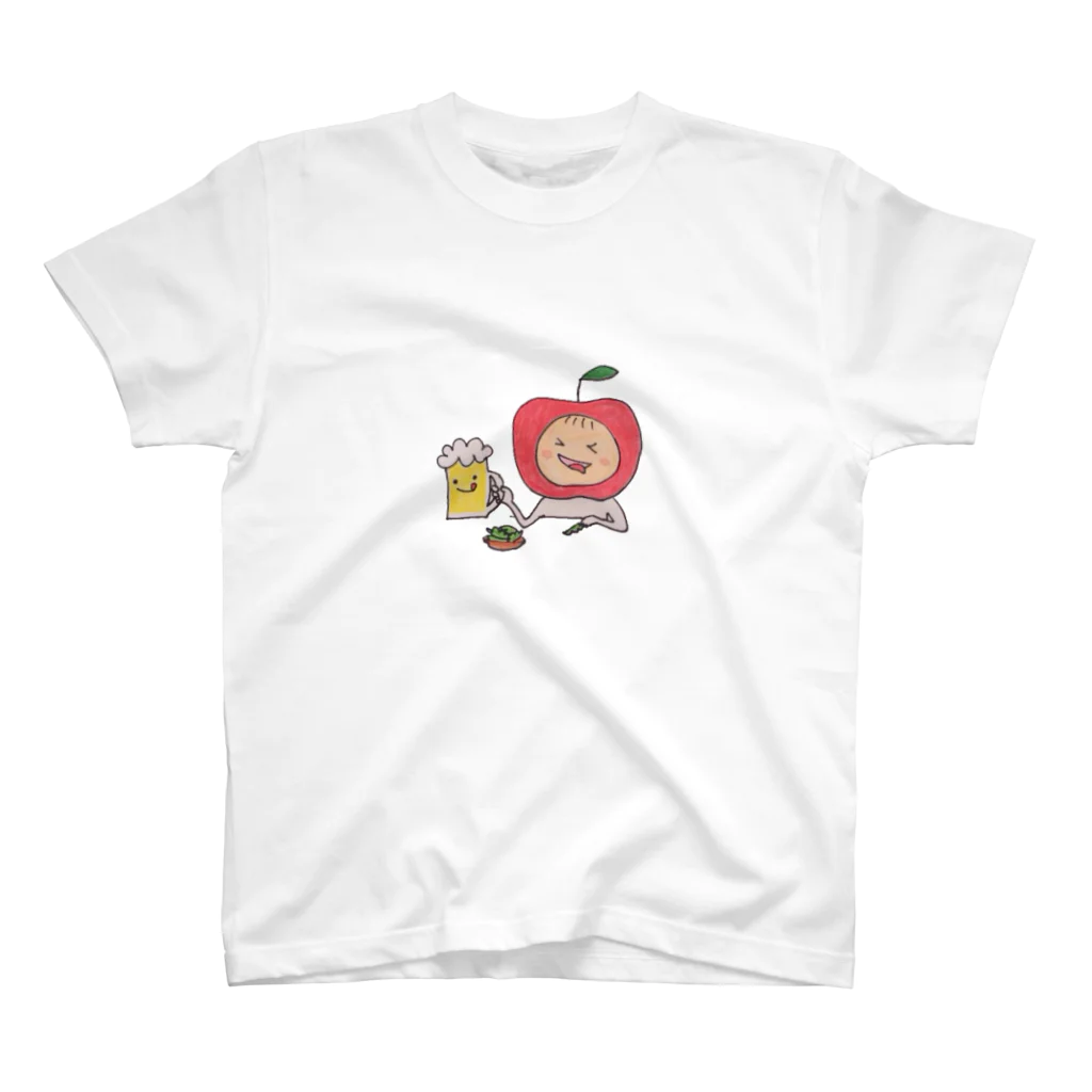 ＩＺＵＵＺＩのりんご至福のひととき スタンダードTシャツ