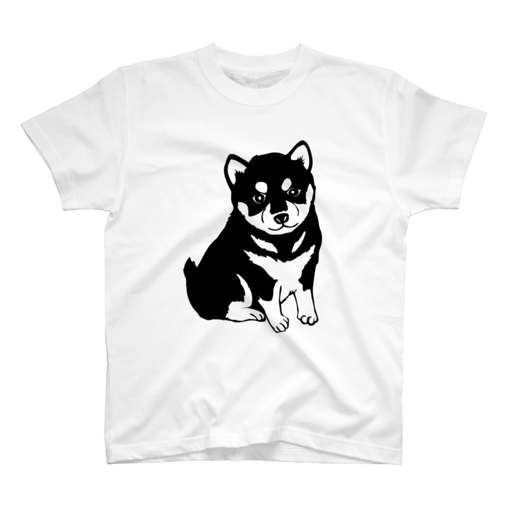 豆柴 Tシャツ 柴犬 黒芝 黒豆柴 自分が着たいと思うtシャツを作る Oreoreoreyo のスタンダードtシャツ通販 Suzuri スズリ