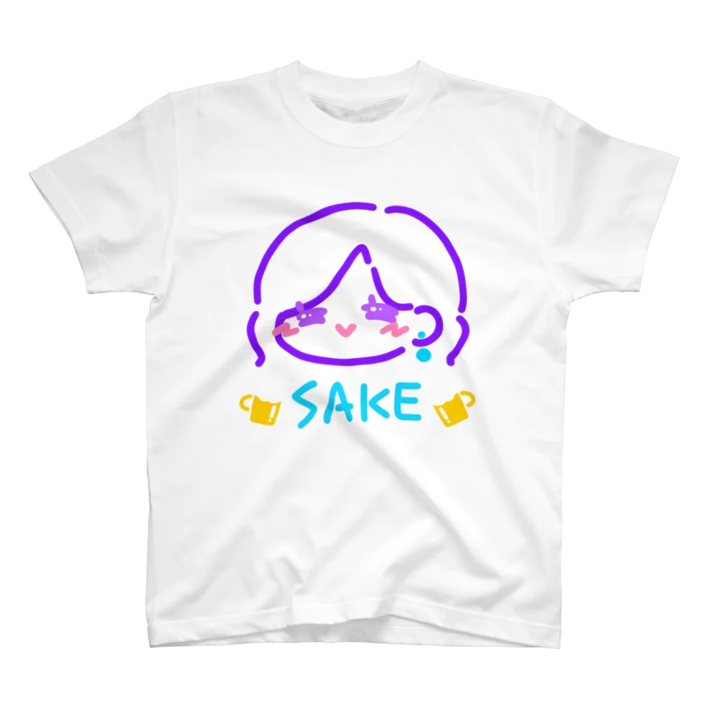 蹄ぽに子のSAKEさちえ スタンダードTシャツ