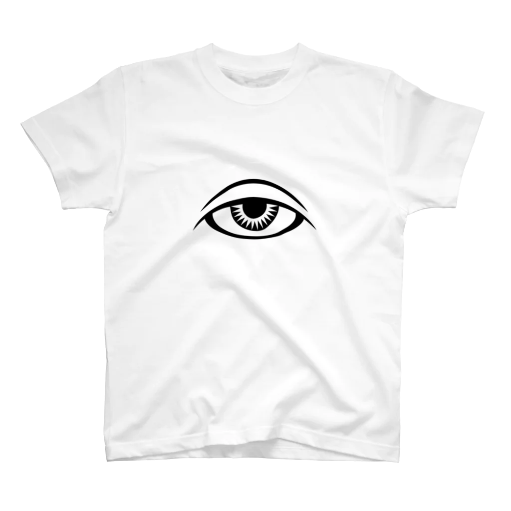 呪術と魔法の銀孔雀の呪術と瞳 Regular Fit T-Shirt
