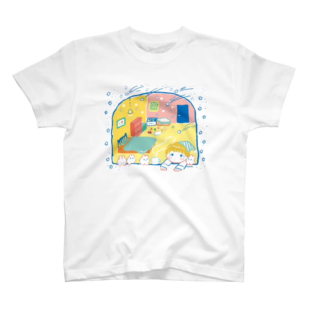 marina。の流れるキラキラ スタンダードTシャツ