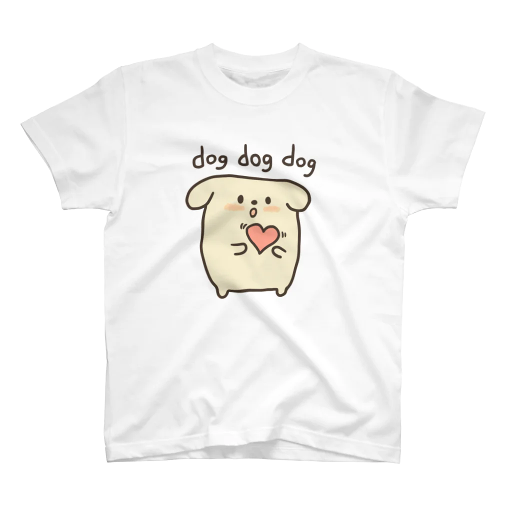 ワタシはタワシのdog dog スタンダードTシャツ