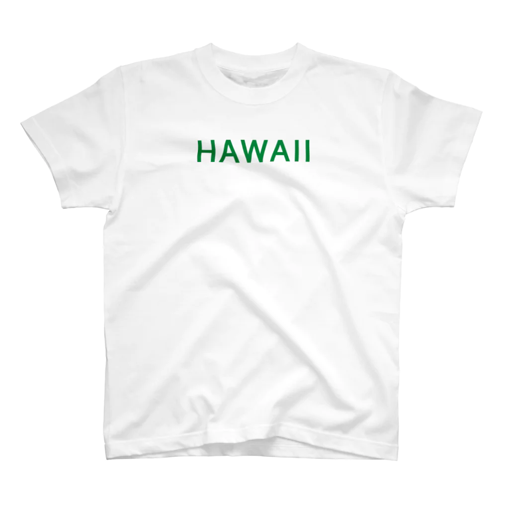 Souvenir HawaiiのJUST HAWAII (GREEN) スタンダードTシャツ