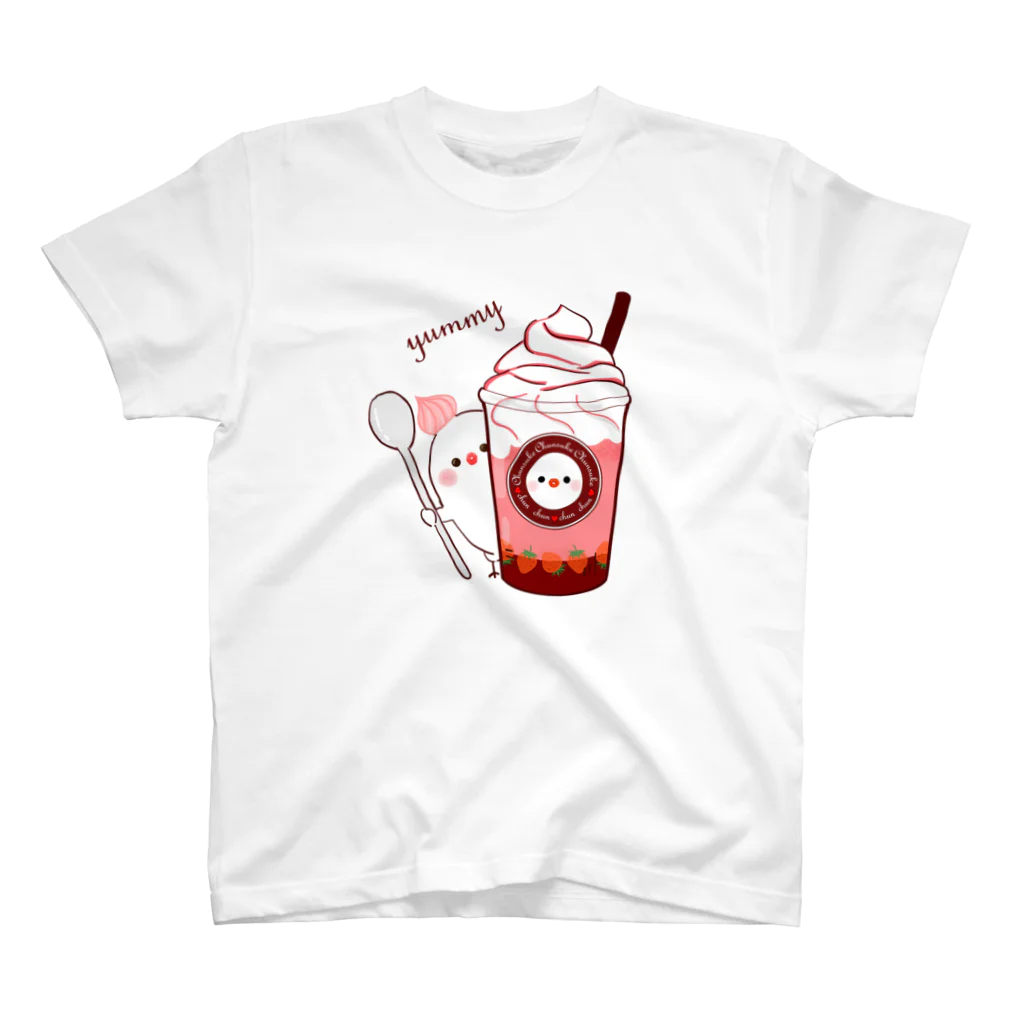 ちゅんすけ（ ●e● ）のちゅんカフェ　苺 スタンダードTシャツ