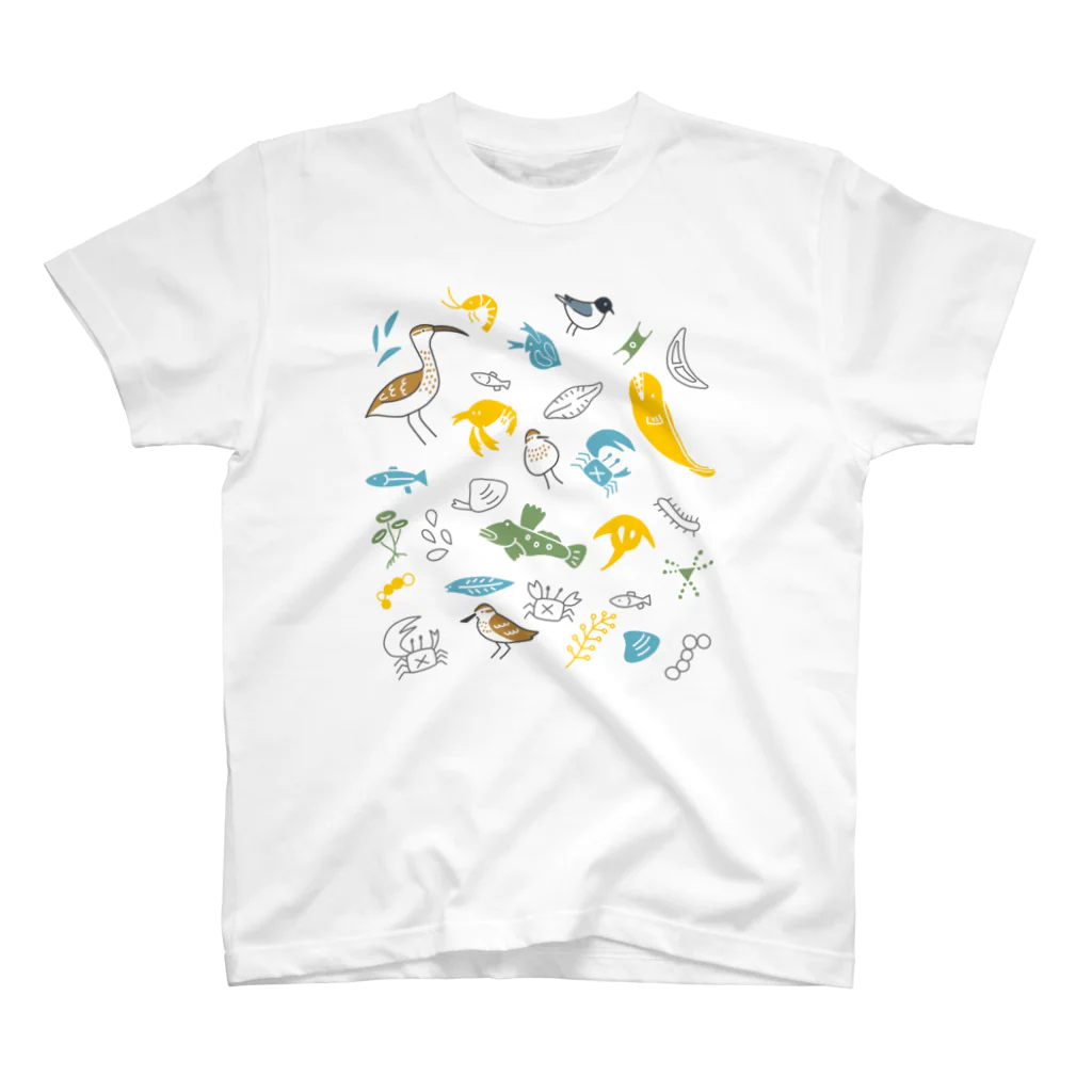 mmfumのヒガタの生き物(ロゴ無) スタンダードTシャツ