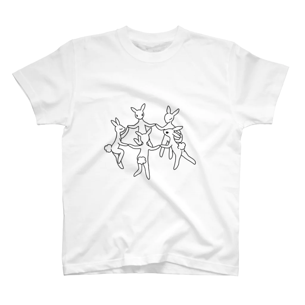 kukekoのうさぎのダンス Regular Fit T-Shirt