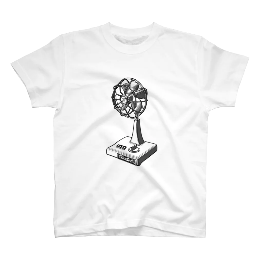 neoacoのElectric Fan 2019 ～スイタピーデンキ モノクロバージョン～ Regular Fit T-Shirt