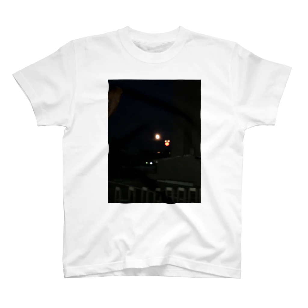 ラビットカモフラージュの夜景A スタンダードTシャツ