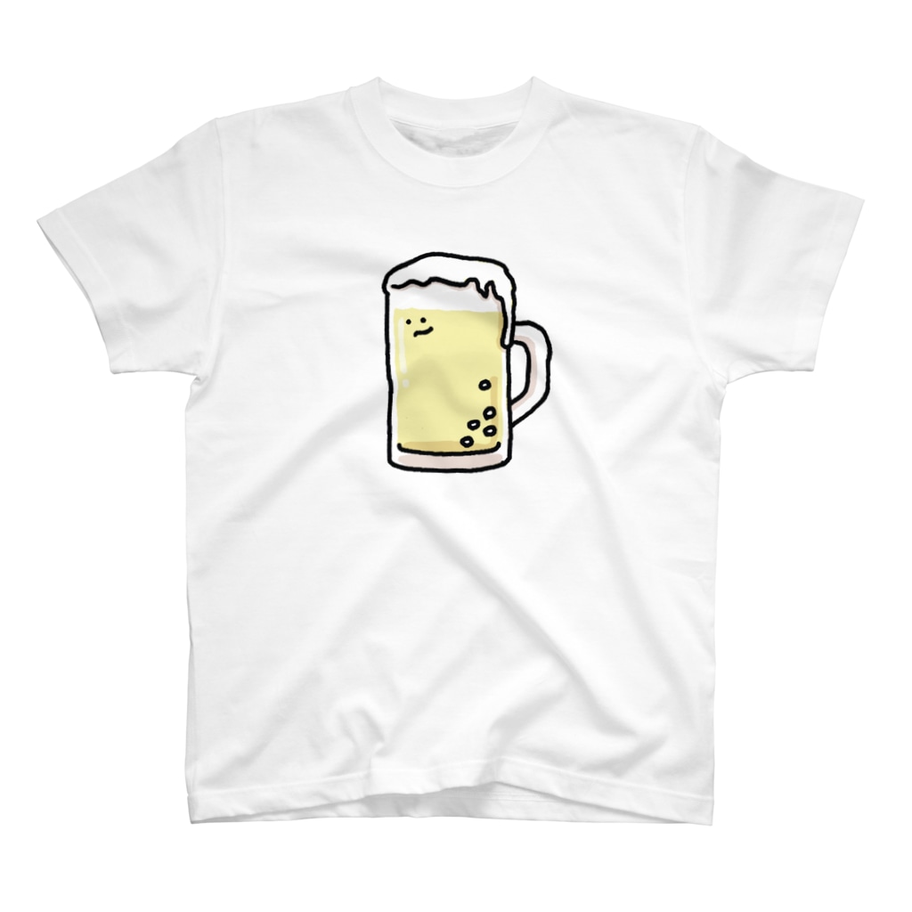 いそがしくてもメシのビールさんとえだまめさん Regular Fit T-Shirt