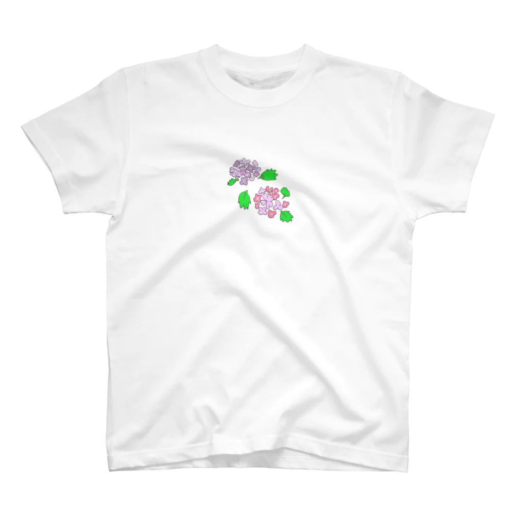 usagi-cuteの紫陽花 Regular Fit T-Shirt