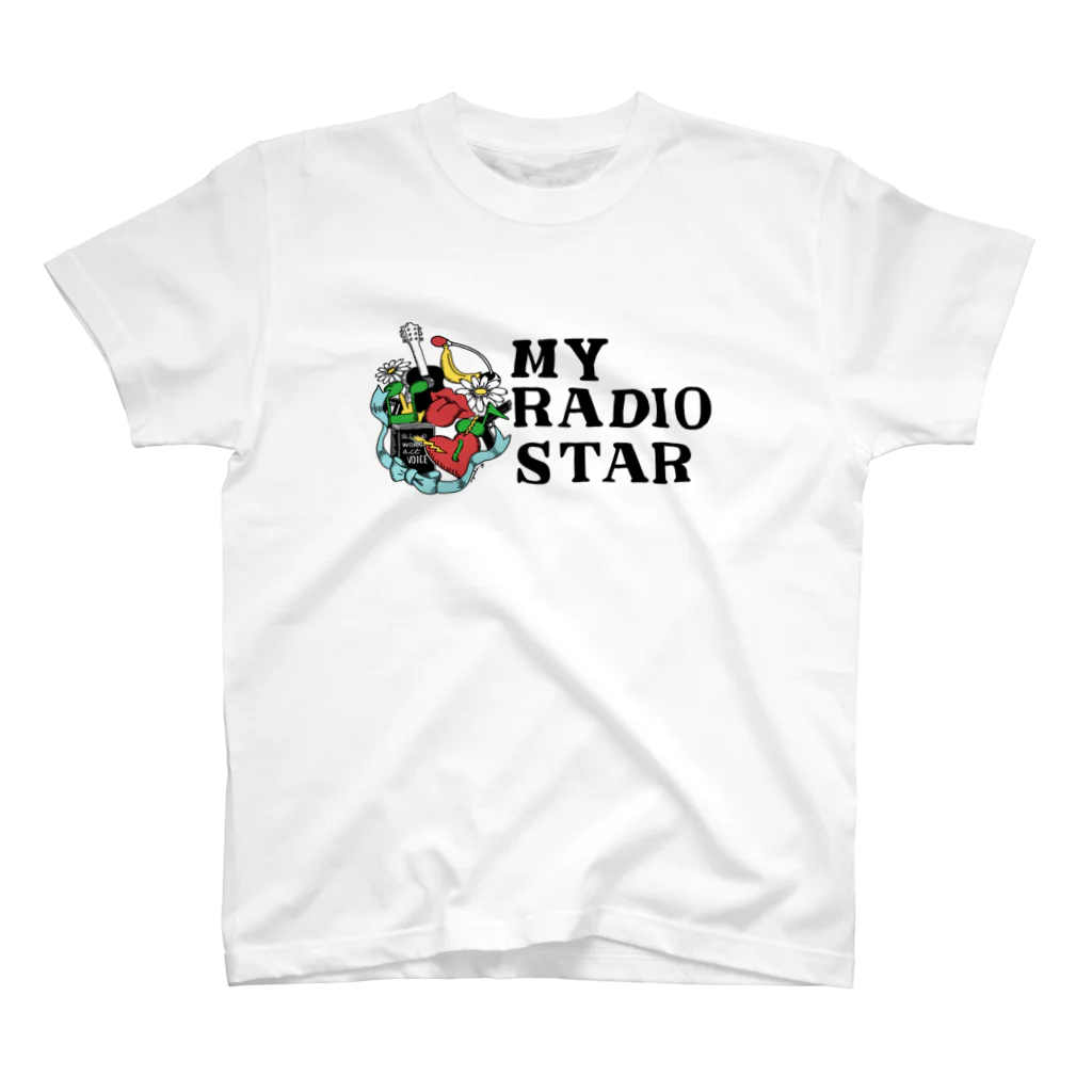 sayako_illustrationのMY RADIO STAR Regular Fit T-Shirt