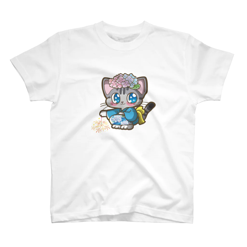 あじさいロコモンのゆかたのロコモン スタンダードTシャツ