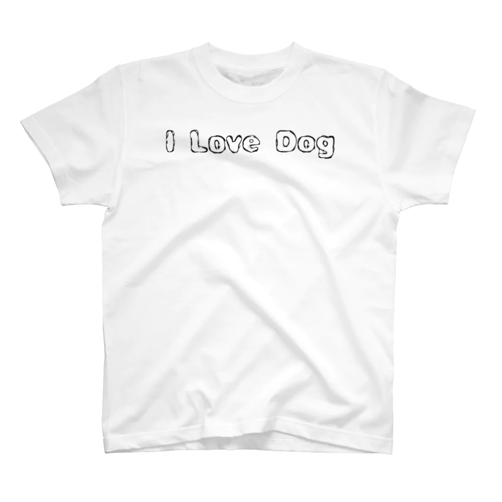 ikimonoのILoveDog スタンダードTシャツ