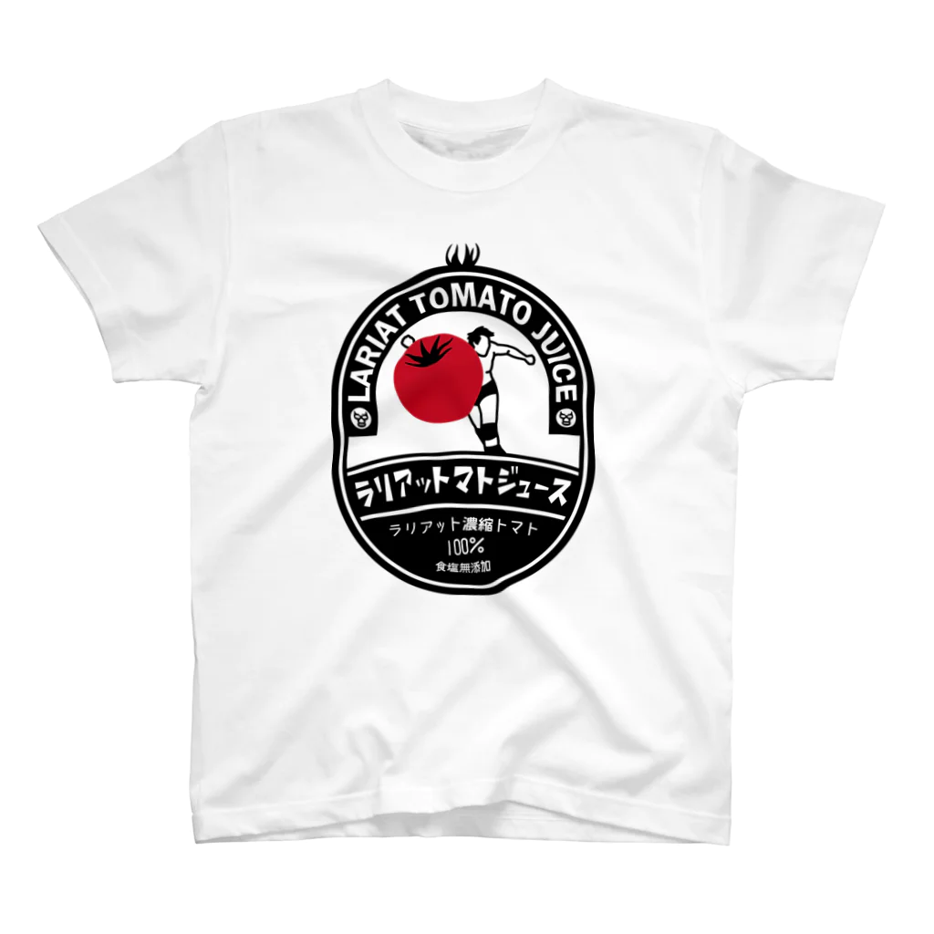 LUCHAのラリアットマトジュースb スタンダードTシャツ