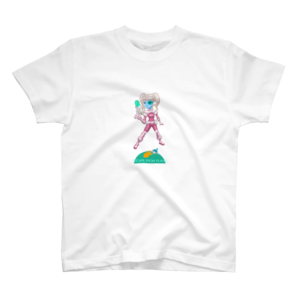 relax_timeのESCAPE FROM PLANET スタンダードTシャツ