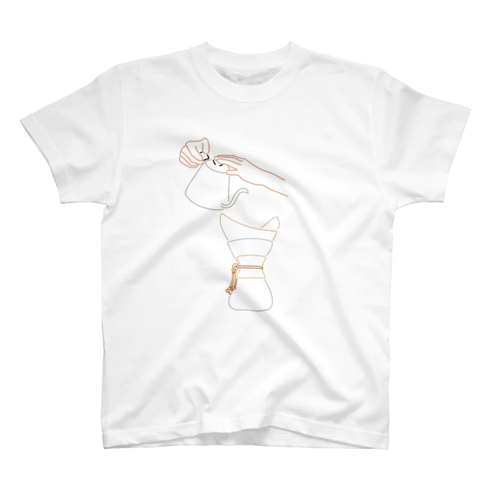 crs_KICのHand Drip Coffee スタンダードTシャツ