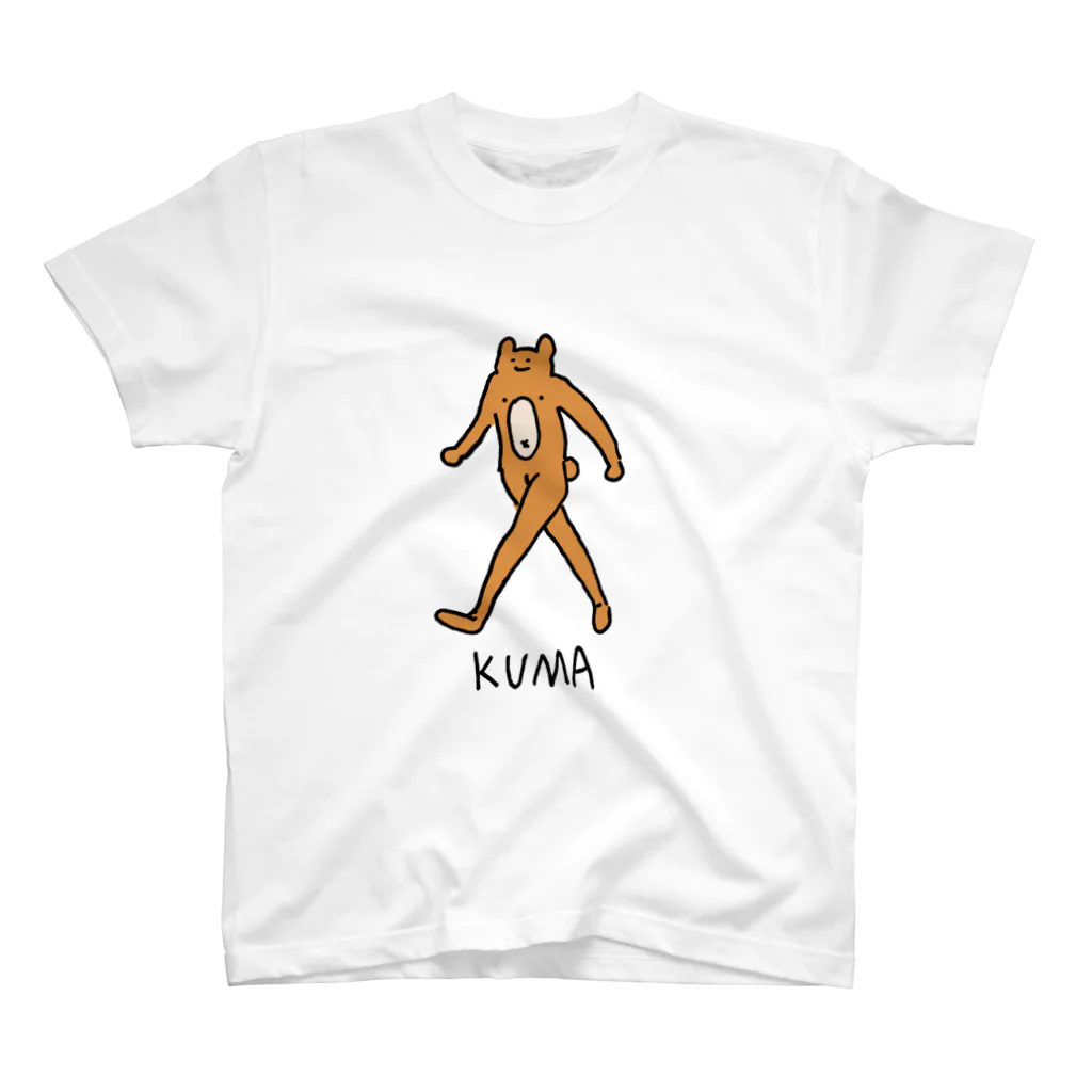 ⭕️我無のKUMA スタンダードTシャツ