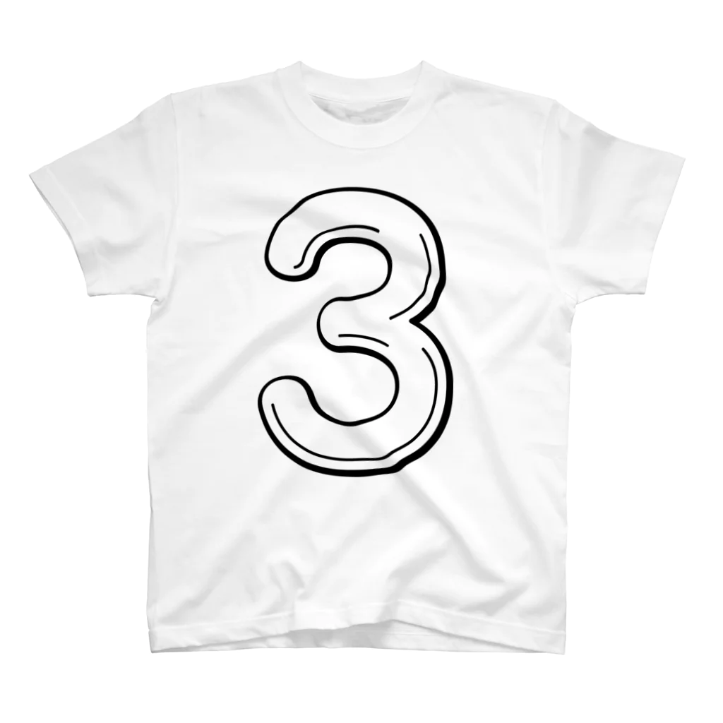 numberの３ Regular Fit T-Shirt