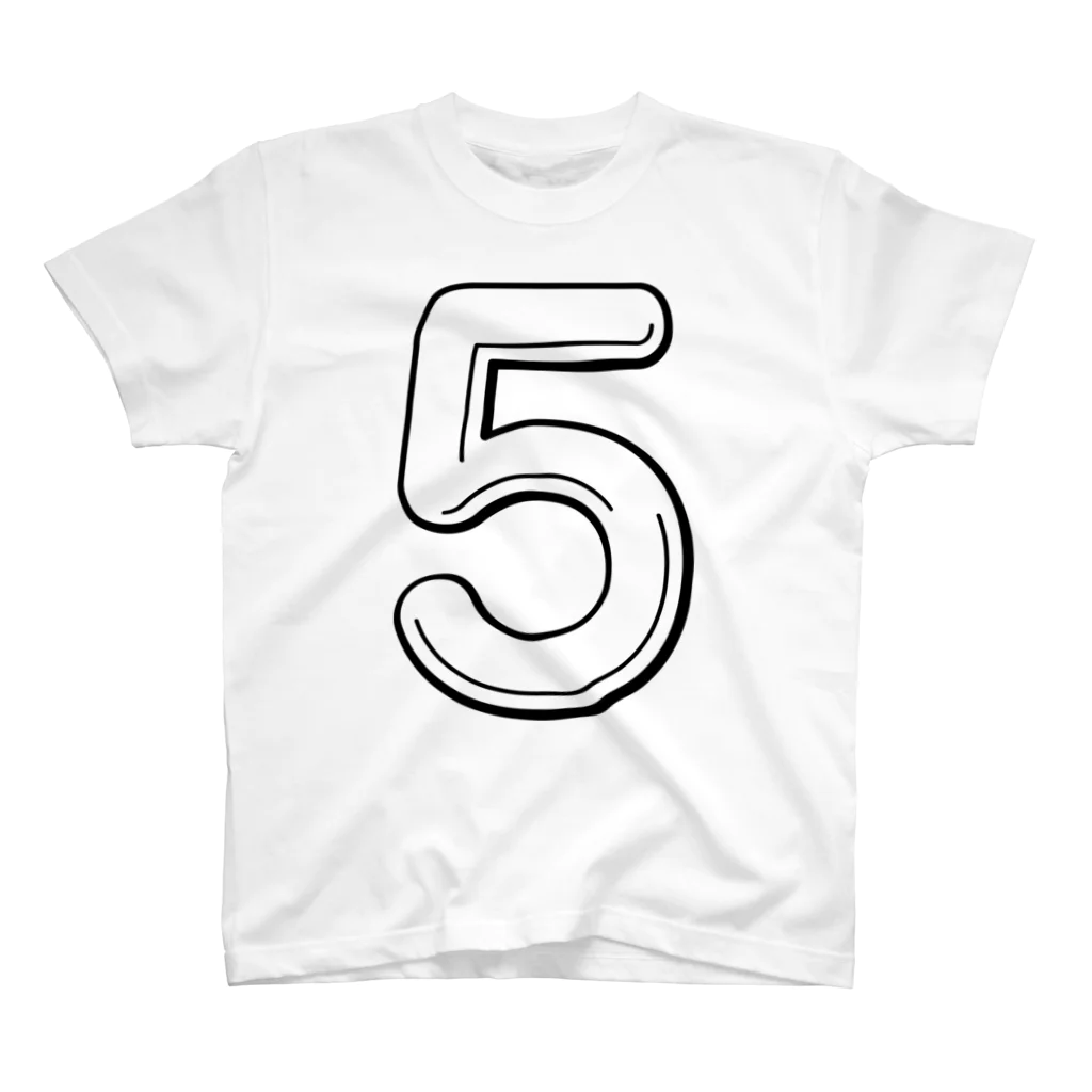numberの５ スタンダードTシャツ
