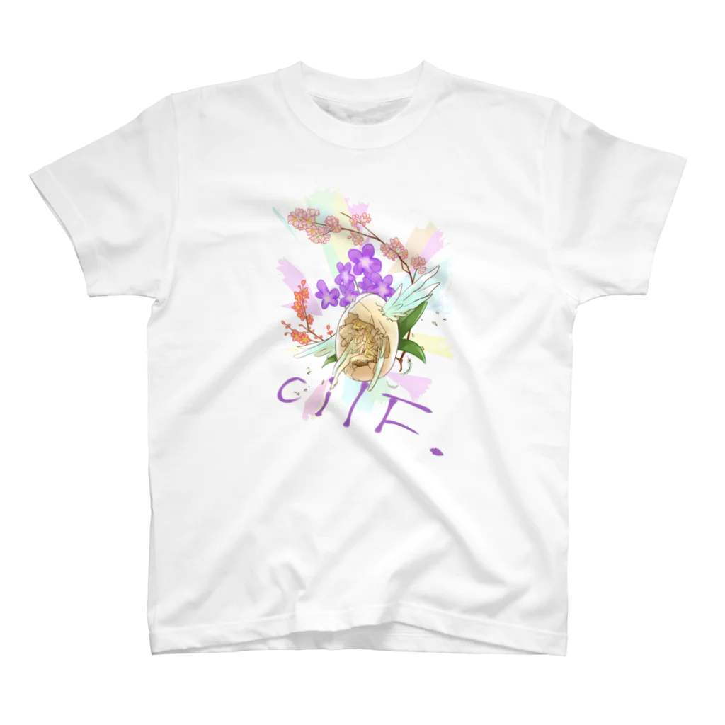 都市伝説屋cilF✴︎シルフの風の妖精　purple スタンダードTシャツ