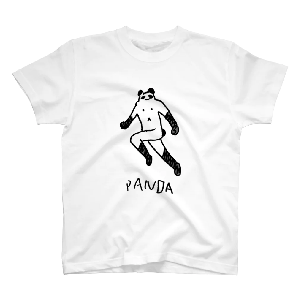 ⭕️我無のPANDA スタンダードTシャツ