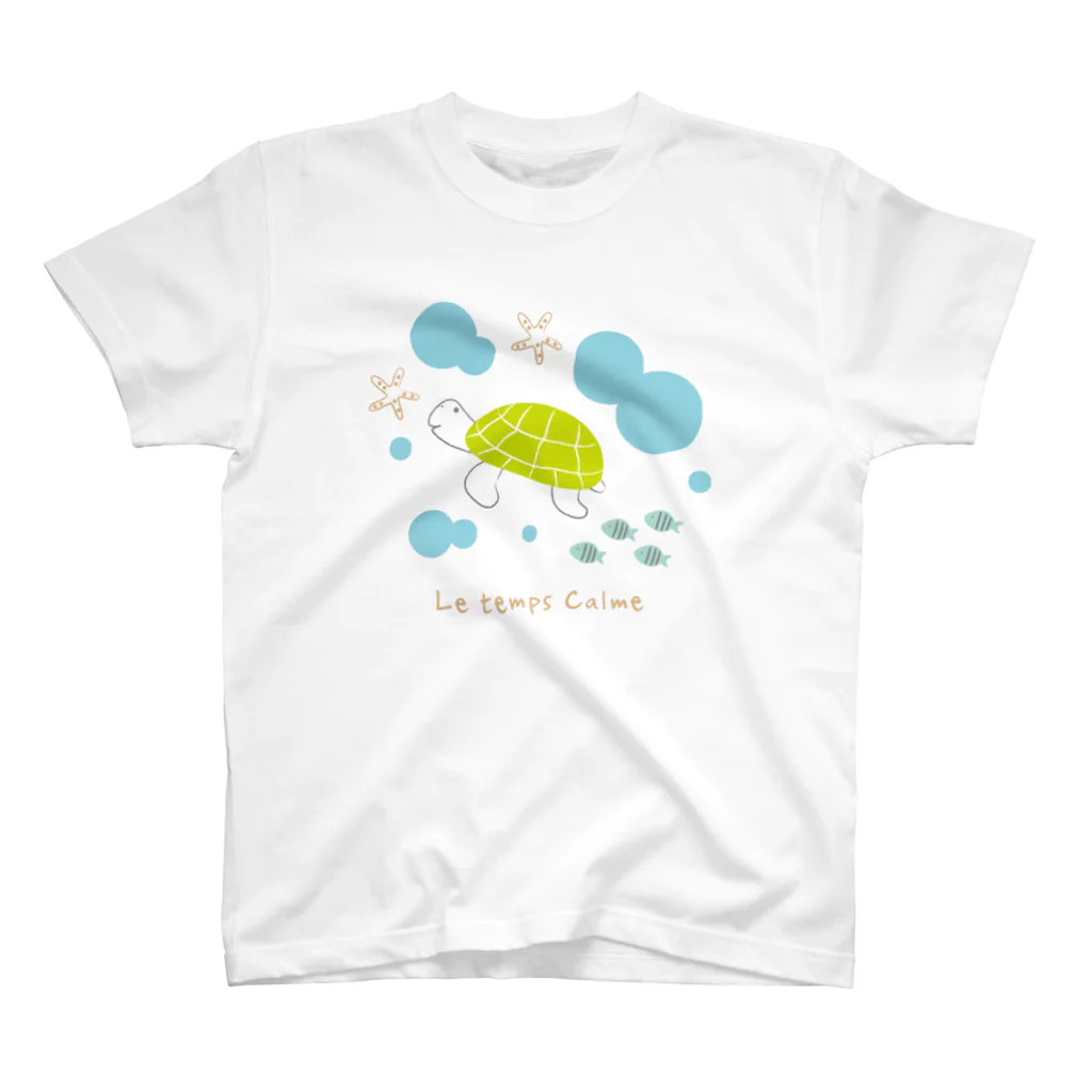 RARARAroomのウミガメ。Le temps calme Regular Fit T-Shirt