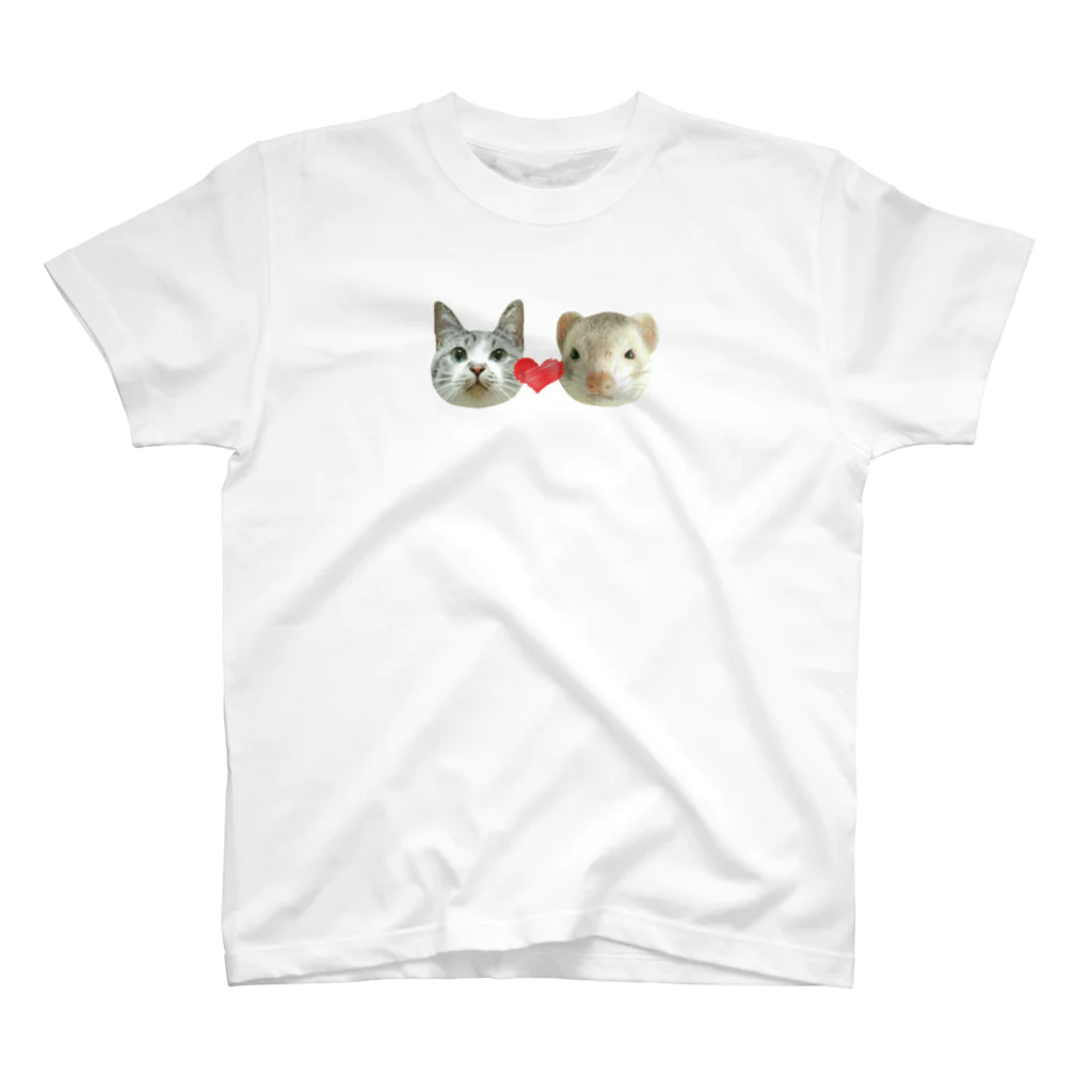 sishamo-putaのうちのこ２匹 Regular Fit T-Shirt