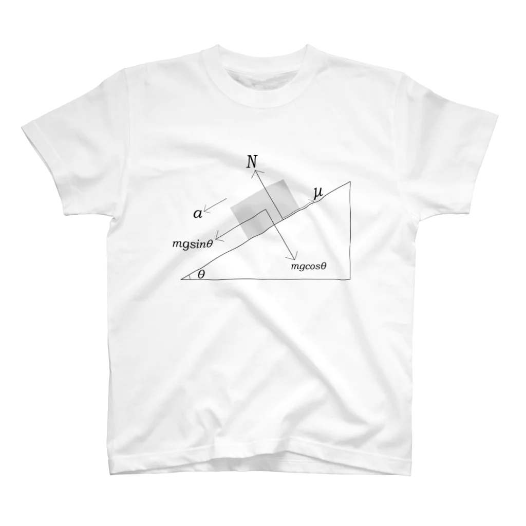Hironoriの運動方程式 Regular Fit T-Shirt