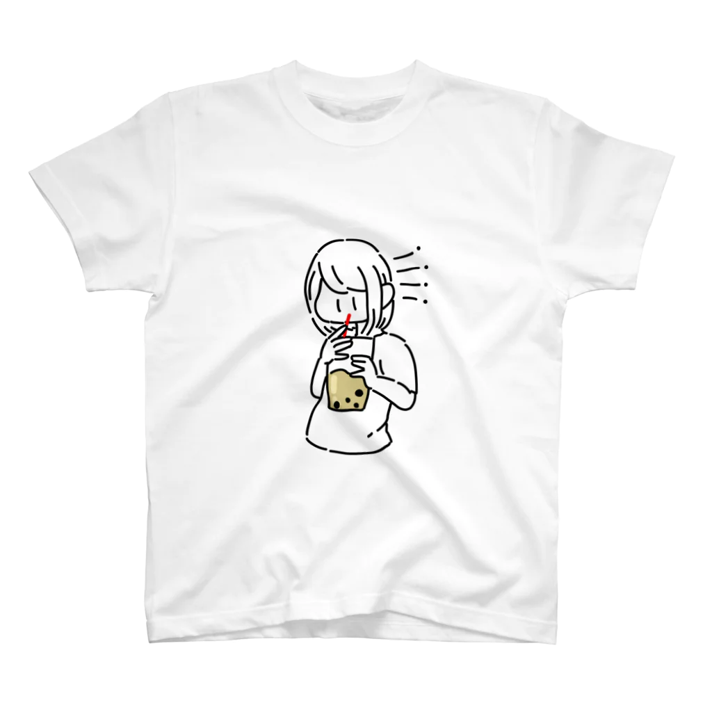 ゆるゆる宝石箱のタピオカタピっとけ スタンダードTシャツ