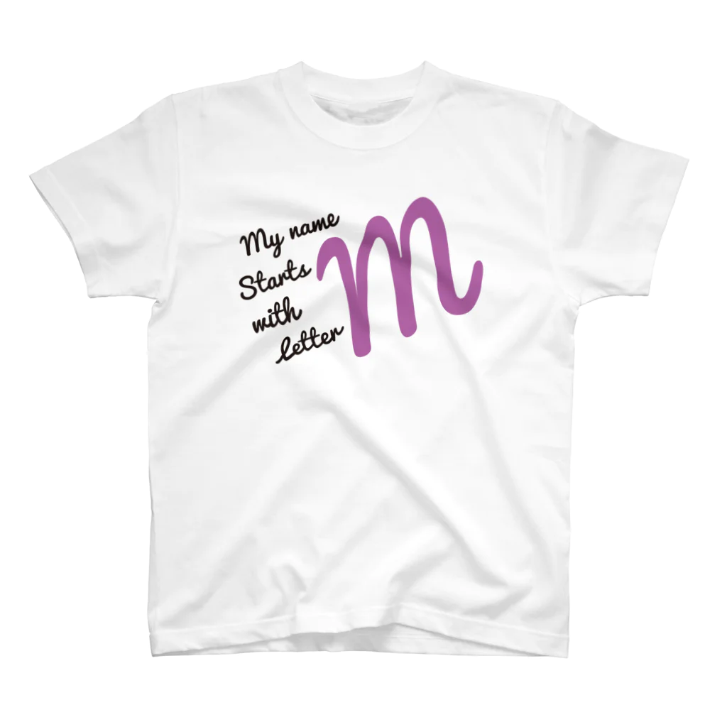 フォーヴァのMy name starts with letter M スタンダードTシャツ