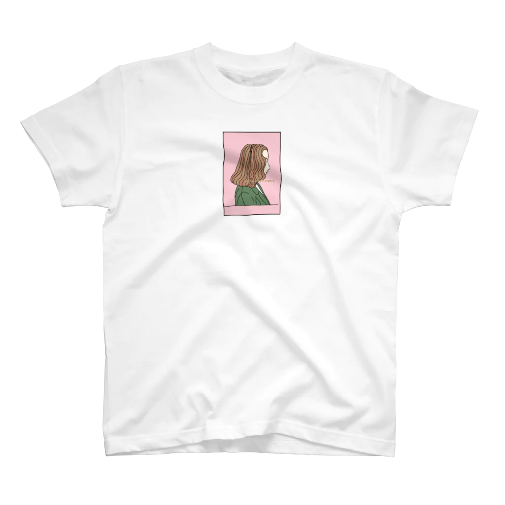 peachykeenの横顔のマリアンヌ　pink  スタンダードTシャツ